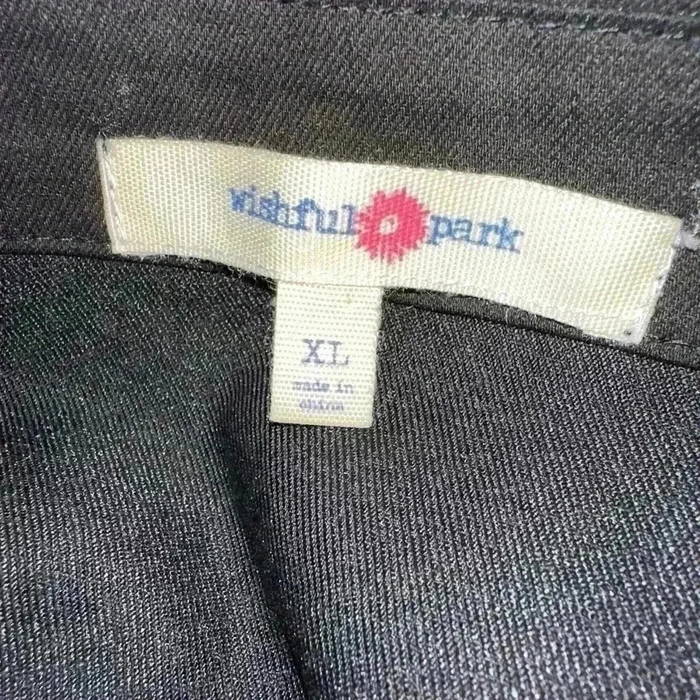 Women's Wishful Park Black Dress / Button Down / XL - Picture 9 of 13